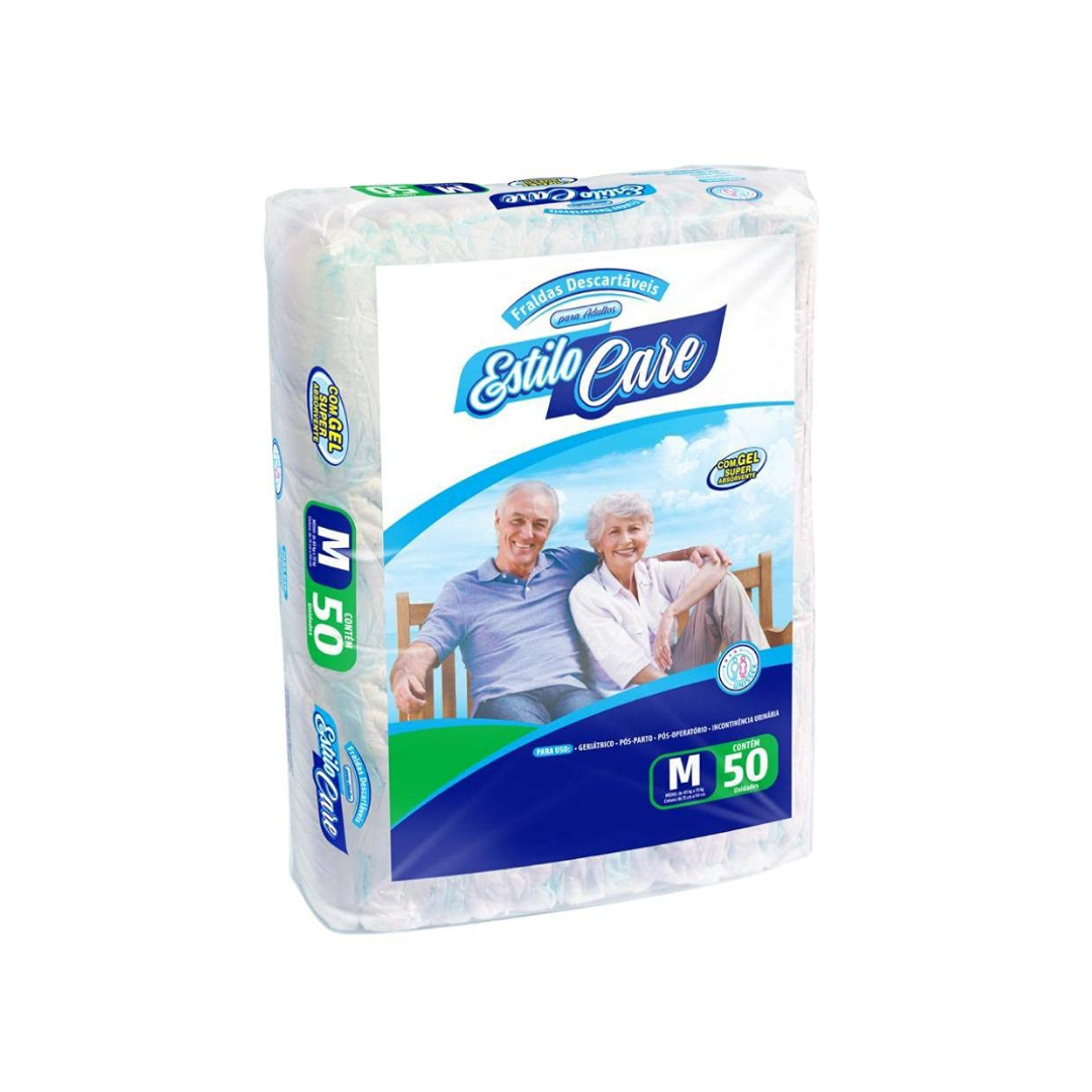 Estilo Care tamanho Médio com 50 unidades