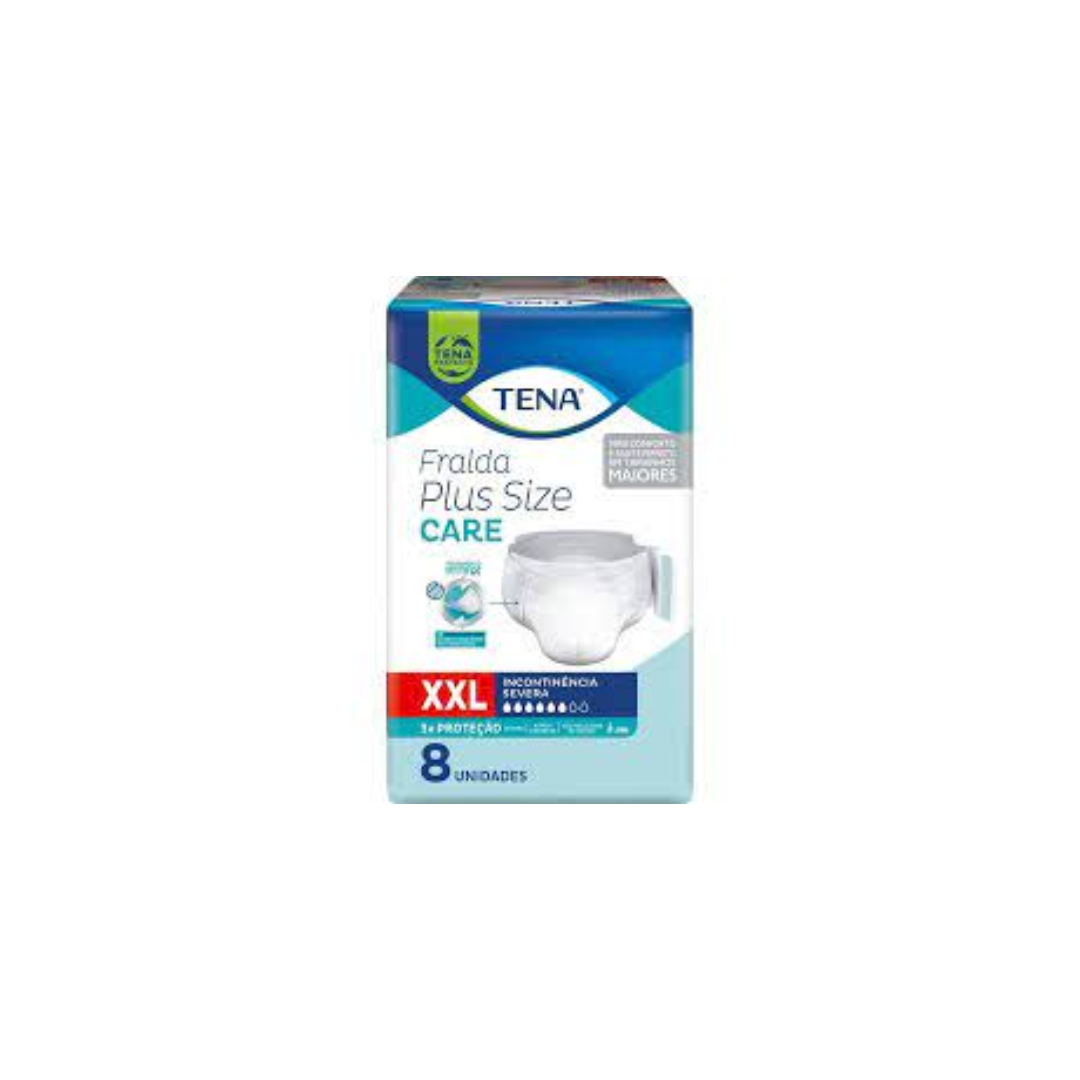 Tena Fralda Plus size care XXL 8un