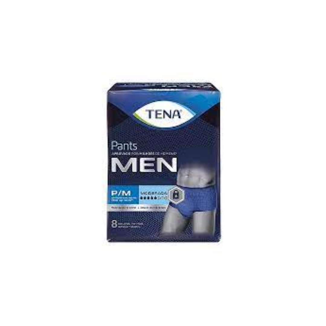 Roupa Íntima Tena Pants Men P/M com 8 unidades