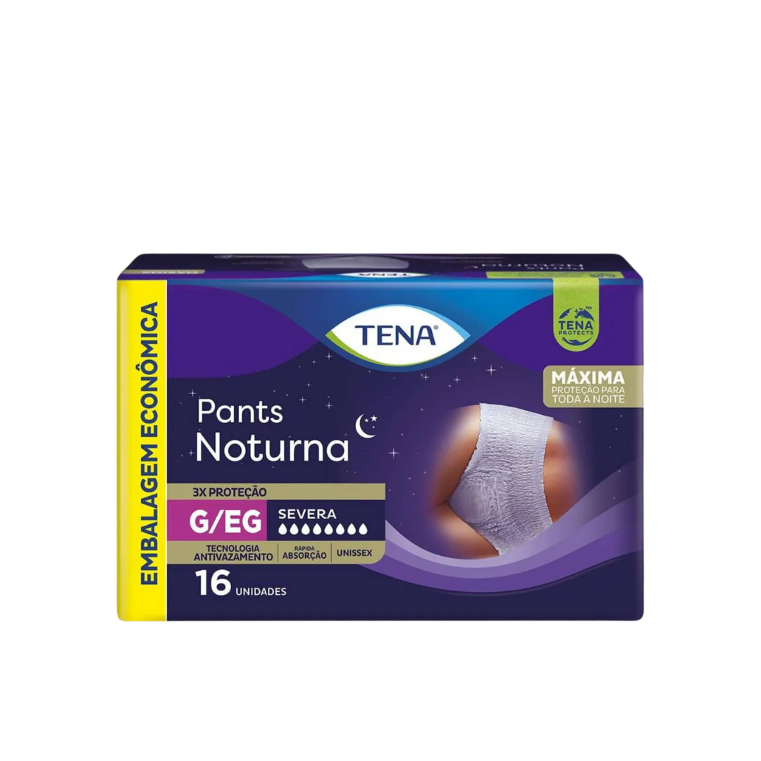 Tena pants Noturna G/Eg Roupa Íntima Com 16 unidades