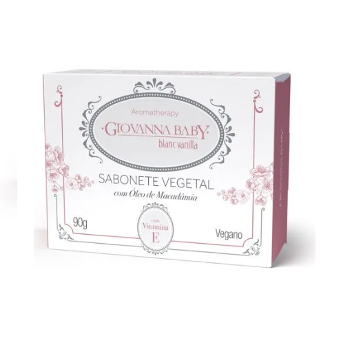 Sabonete de Pedra Giovanna Baby Blanc Vanilla 90g