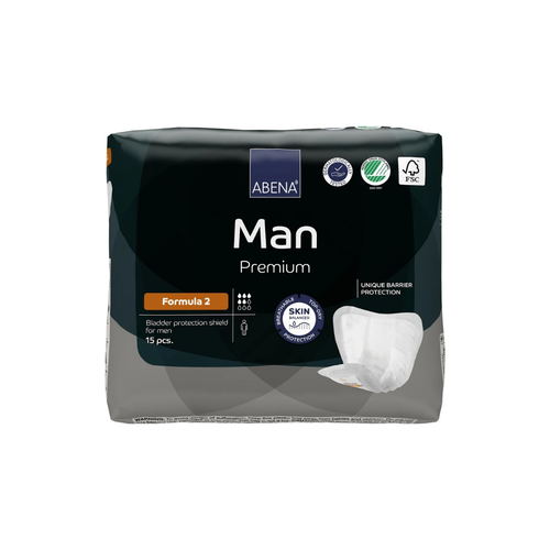 Abena Abri-Man formula 2 absorvente masculino com 15 unidades
