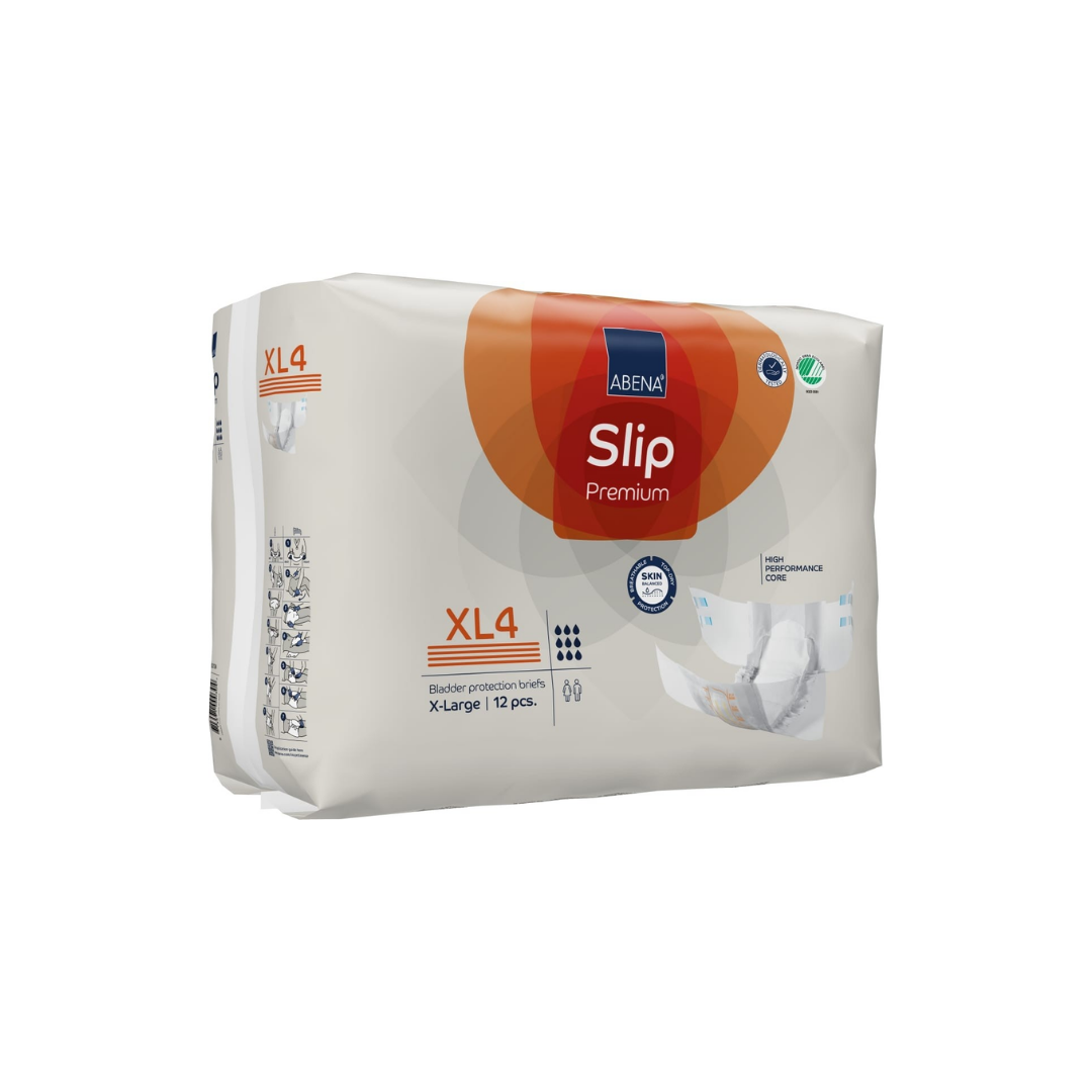 Abena Slip XL4 Fralda Geriátrica  com 12 unidades