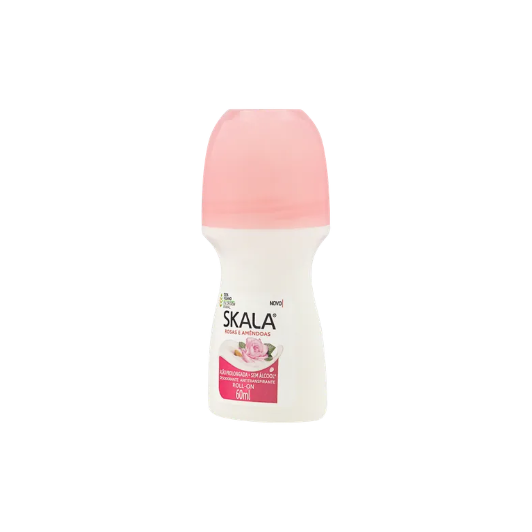 Desodorante Skala Rosas e Amêndoas roll-on 60ml