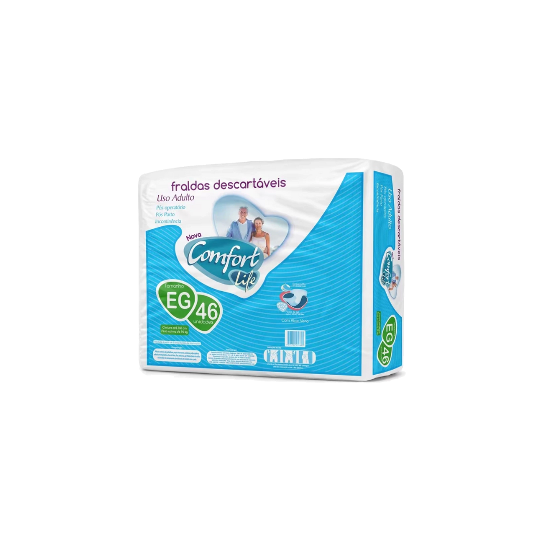 Fralda Confort Life EG com 46 unidades
