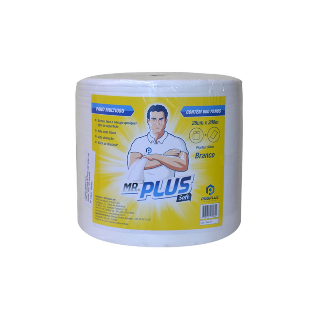 PANOS MULTIUSO MR.PLUS SOFT 28CMx300M  600 UNIDADES