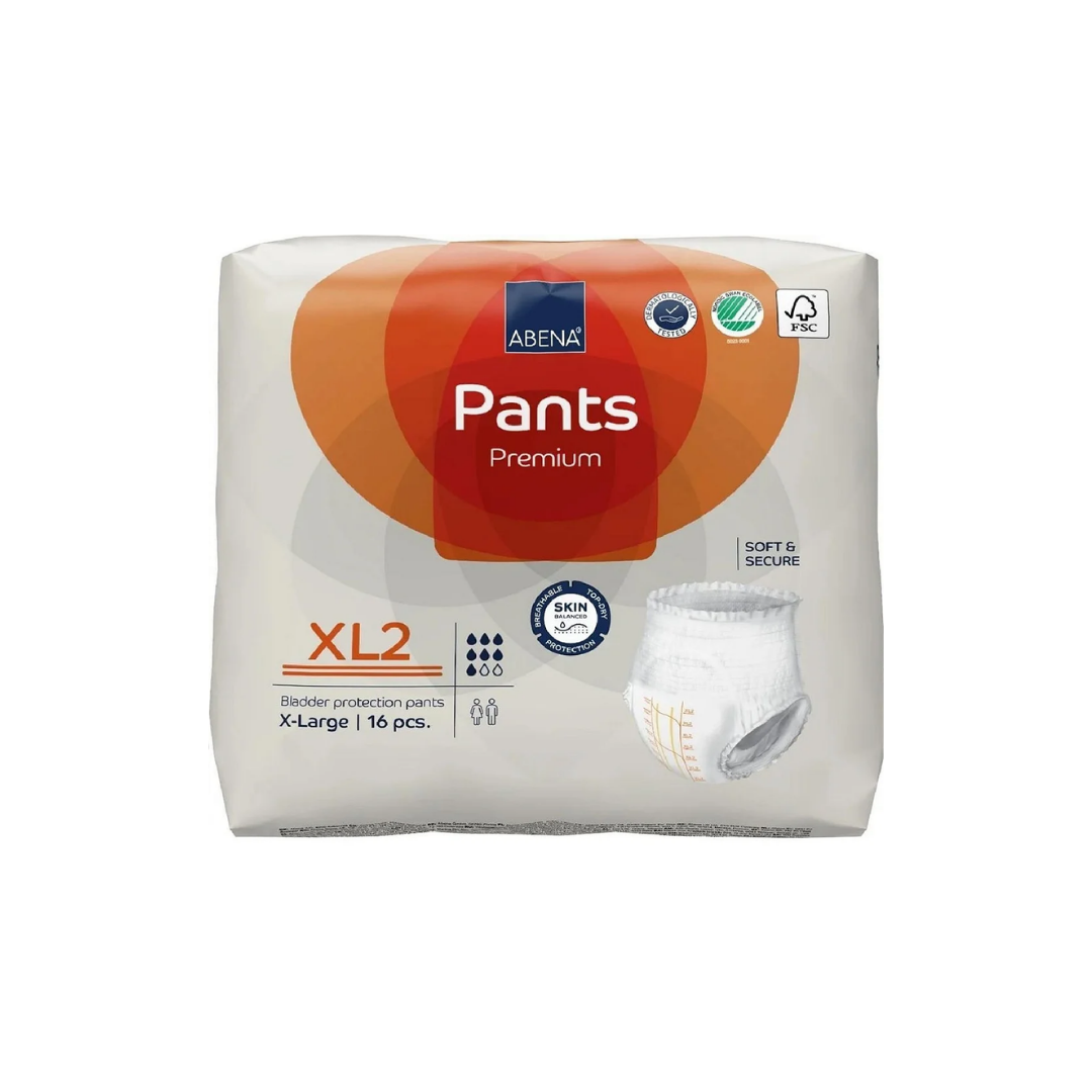 Roupa Íntima Abena Pants Extra-Grande XL2 Roupa Íntima Com 16 unidades