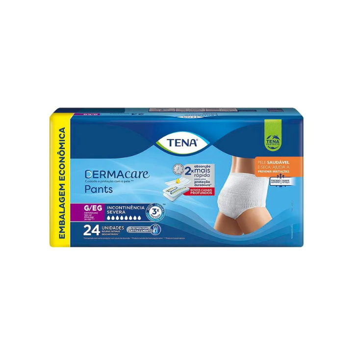 Roupa Íntima Tena Pants Dermacare G/EG com 24 un