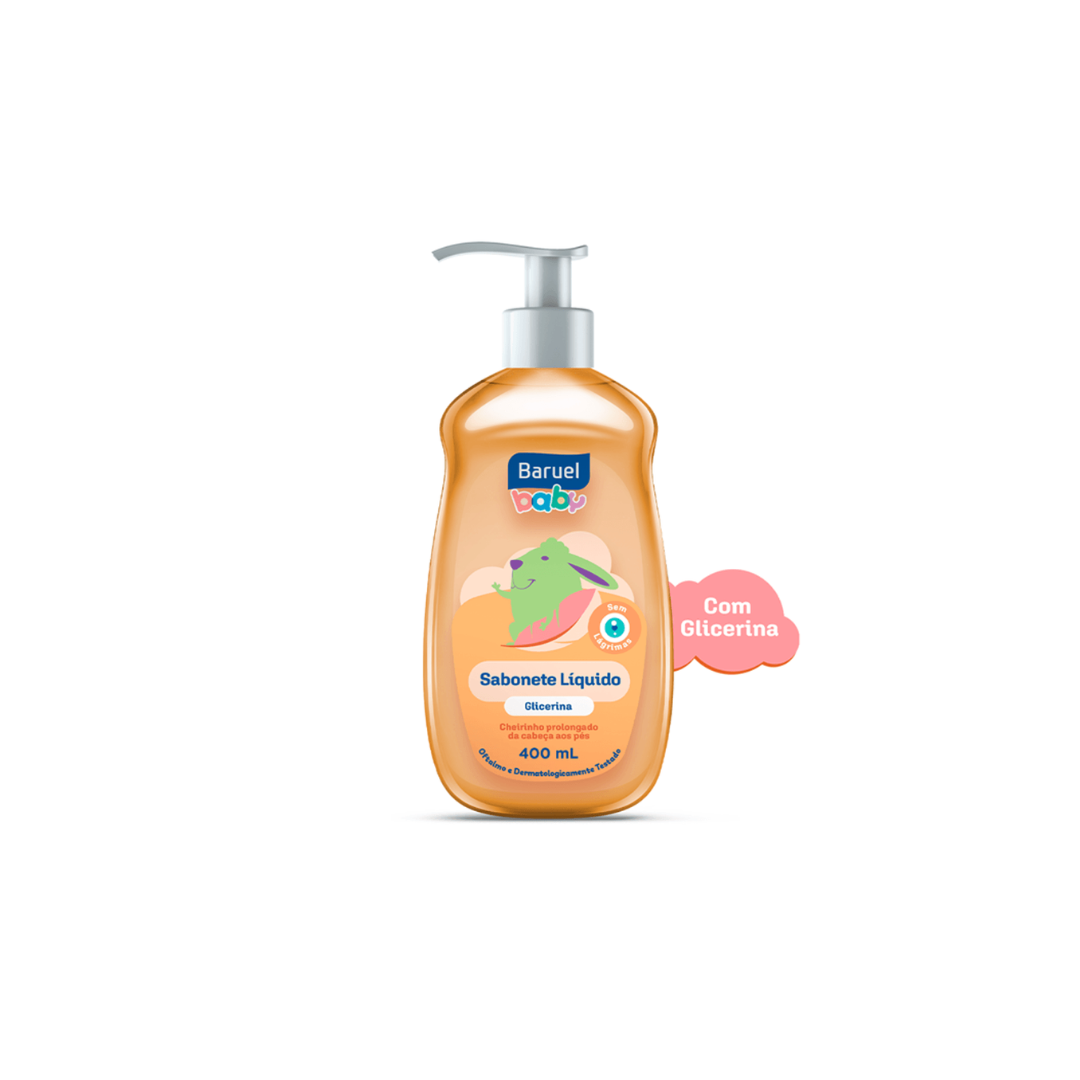 Sabonete Liquido Baruel baby com Glicerina  400ml