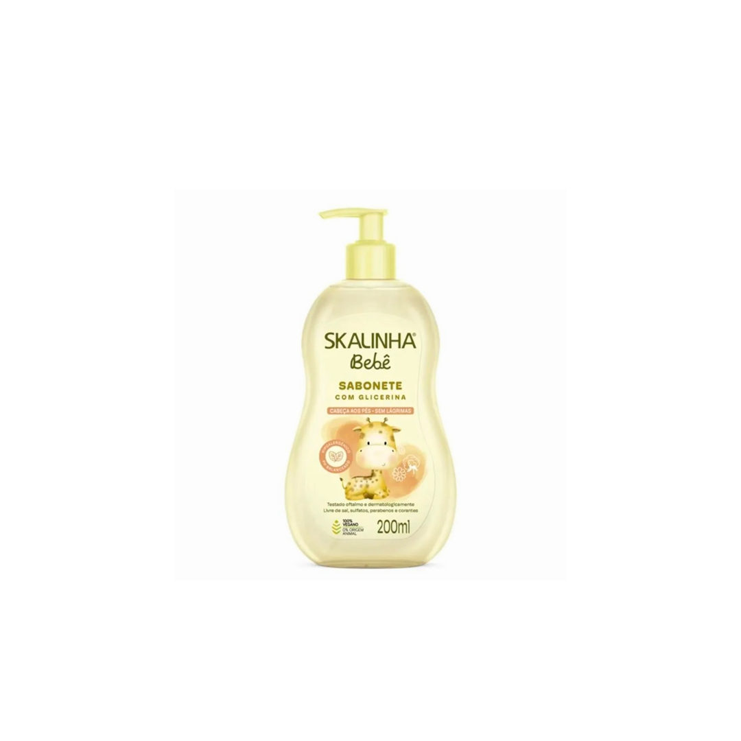 Sabonete liquido com Glicerina Skalinha bebê 200ml