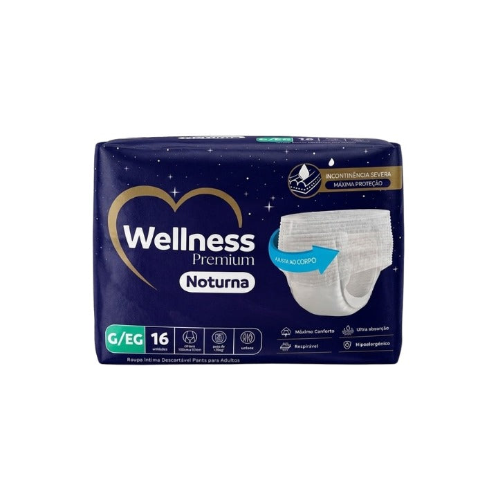 Roupa Íntima Wellness Pants Noturna G/EG com 16 un.
