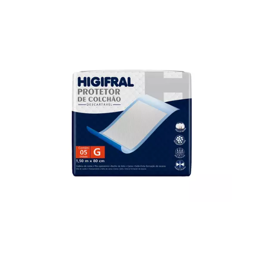 Lençol HIgifral G com 5 unidades
