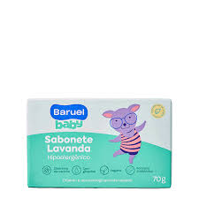Sabonete de Pedra Baruel Baby Lavanda 70g