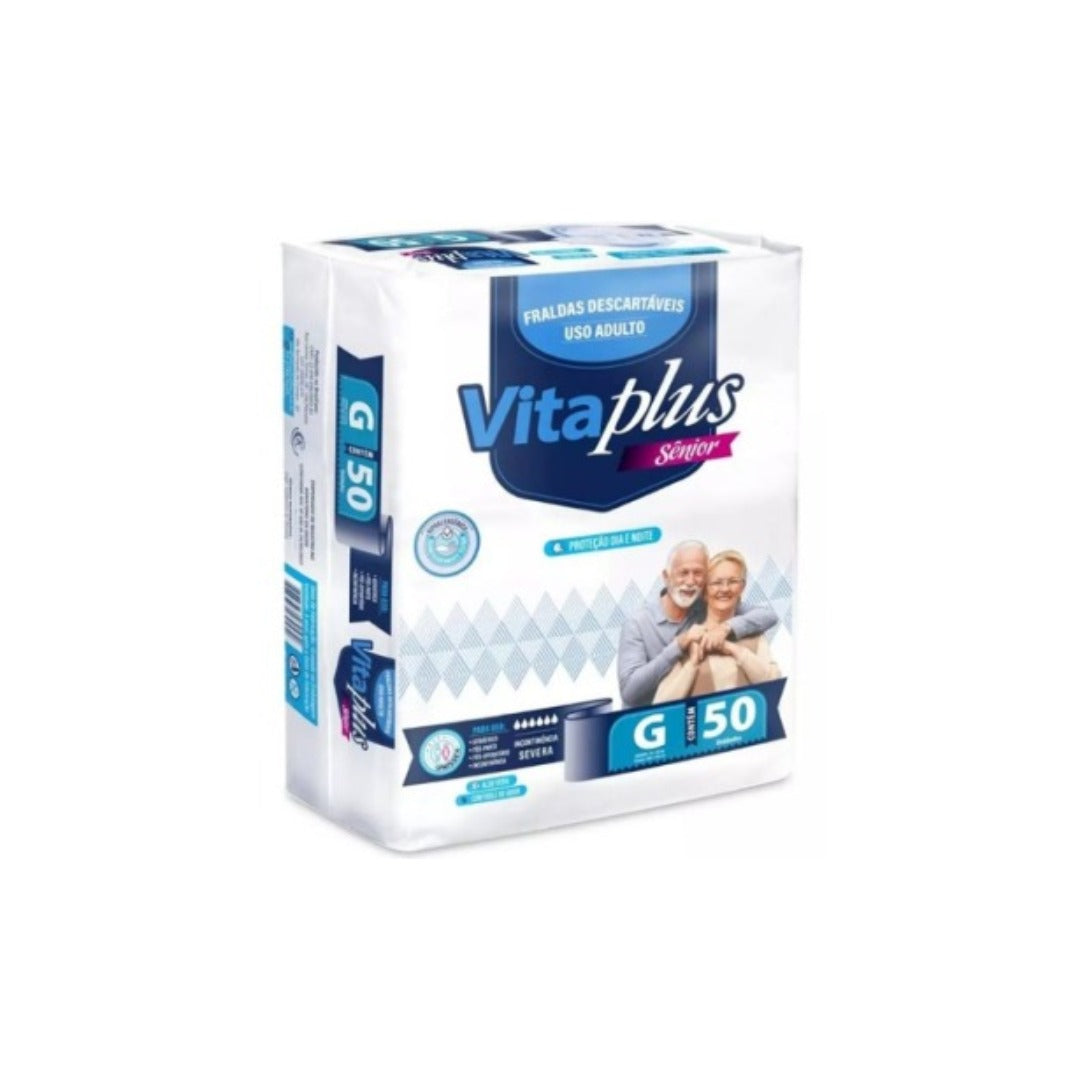 Fralda VitaPlus G com 50 unidades